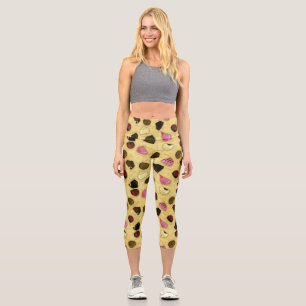 Leggings Capri Sweet Valentine - Saint Valentin Motif de bonbons
