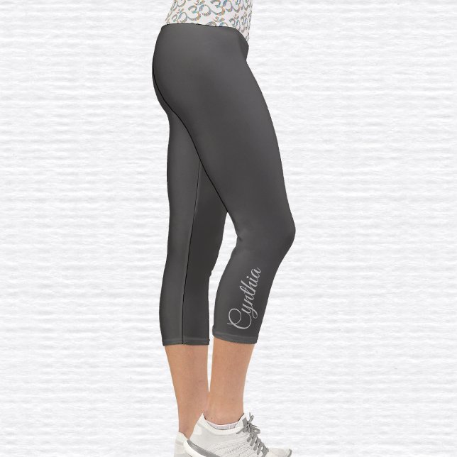 Leggings Capri Symbole bole botanique Om Hauteur Capri Haut Taill (Créateur téléchargé)