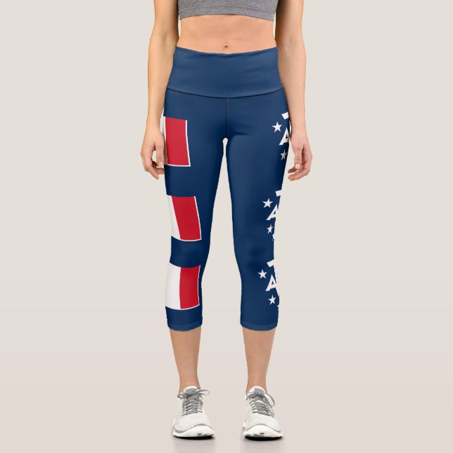 Leggings Capri Terres australes françaises de l'Antarctique (Recto)