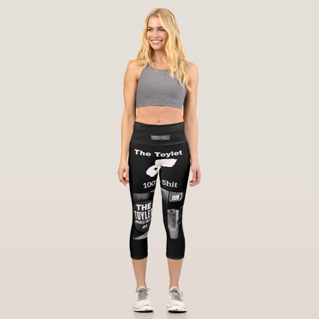 Leggings Capri Tissages noirs (Recto)