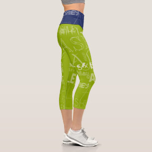 Leggings Capri Transparent répétition Ashley Choisir la couleur