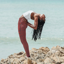 Leggings Capri tribu rouge