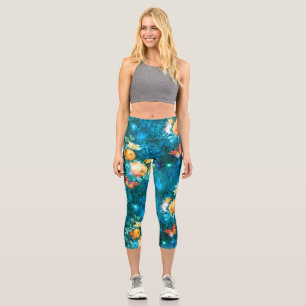 Leggings Capri Une fée dans le jardin Série Design 11