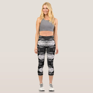 Leggings Capri Vintage USA Alaska Matanuska glacier
