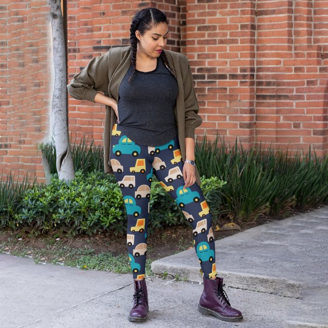 Leggings Capri Voitures pour enfants (Créateur téléchargé)