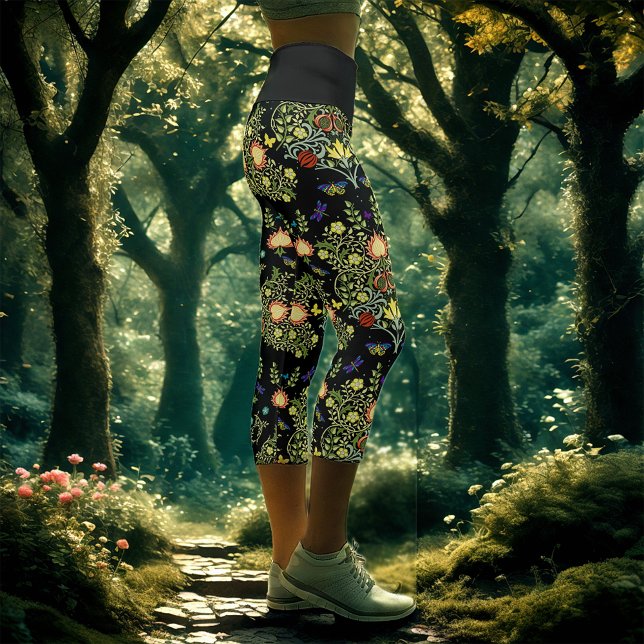 Leggings Capri William Morris Floral (Créateur téléchargé)