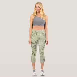 Leggings Capri William Morris Jasmine Botanique