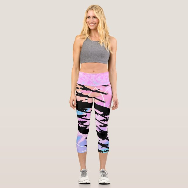 Leggings Capri Yin Yang (Recto)