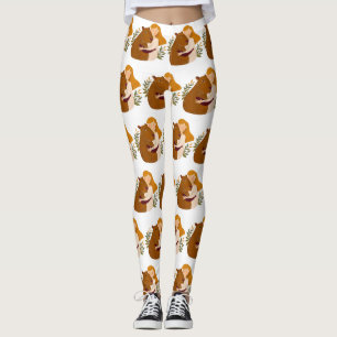 leggings capybara d'inspiration artistique