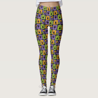 Leggings Caractères d'Halloween mignonnes Petits Vampires &
