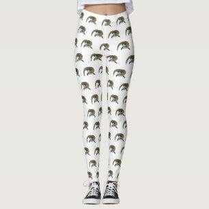 Leggings Caricature en bleu