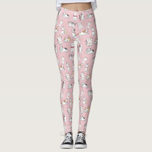 Leggings Caricature Motif mignonne Kawaii Cats