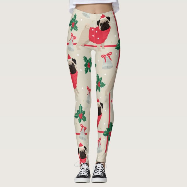 Leggings Carlin de Noël Motif (Devant)