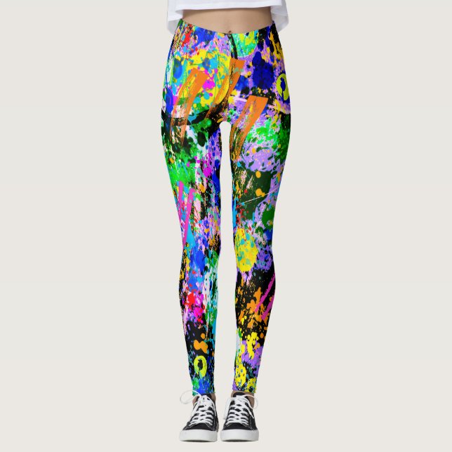 Leggings Carnaval de Graffiti (Devant)