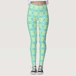 Leggings Carré et diamant géométriques