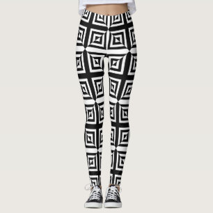Leggings carreau optique