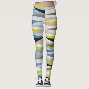 Leggings Carreaux de sol en diamant coloré Texture