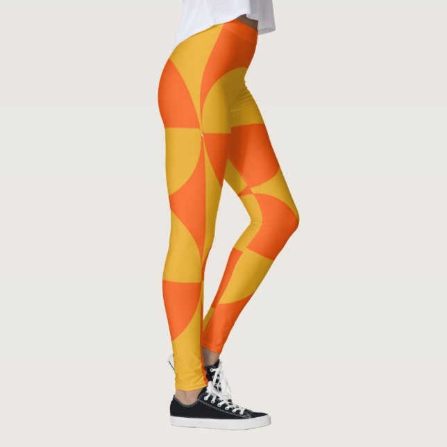 Leggings Carrés et cercles du Bauhaus (Droite)