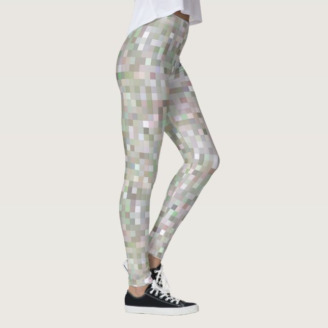 Leggings Carrés pastel (Droite)