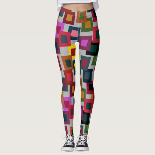 Leggings Carrés sombres sur la lumière