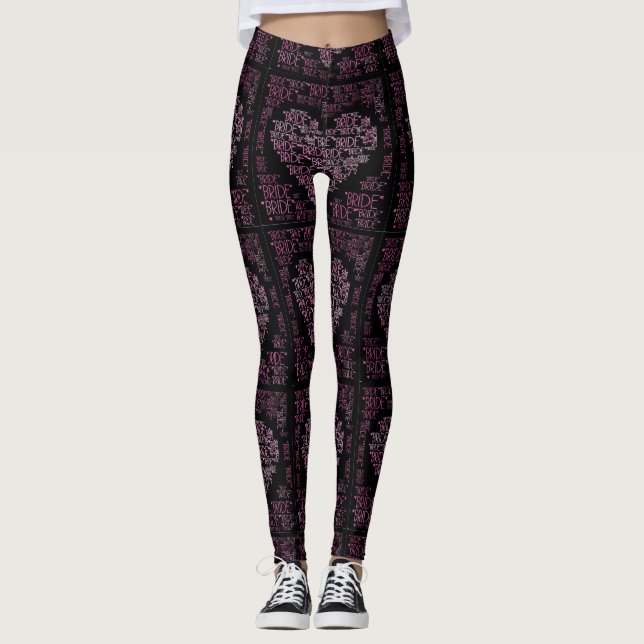 Leggings Carrosserie rose mariée Yoga Pantalon artisanal Le (Devant)