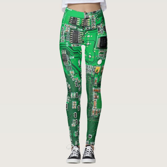 Leggings Carte circuit imprimé circuit vert PCB (Devant)