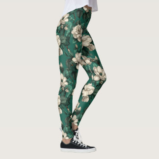 Leggings Carte verte Cardio Gardenias Étincelle Cadeau pour