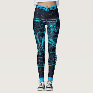 Leggings Carte Zodiac Leo Star