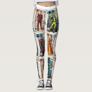 Leggings Cartes à jouer Pop Art – Ensemble complet de figur