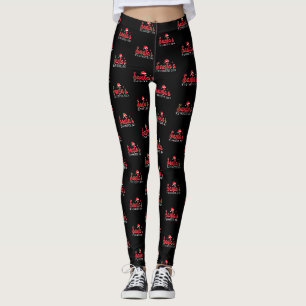 Leggings Casquette de Père Noël de Noël du favori de Pè