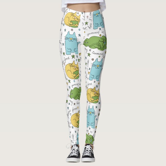 Leggings Cats Design (Devant)