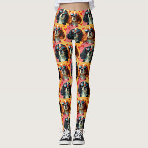 Leggings Cavalier Roi Charles Espagnol Saint Valentin