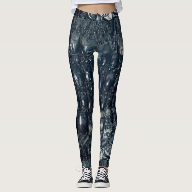 Leggings Cayman Crocodile Design de la peau (Devant)