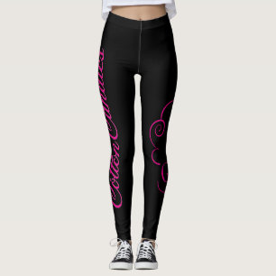 Leggings Cc de textes de guêtres et logo de graphique, noi