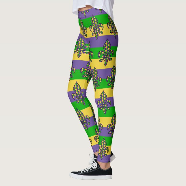 Leggings Célébration du carnaval de Mardi Gras (Gauche)