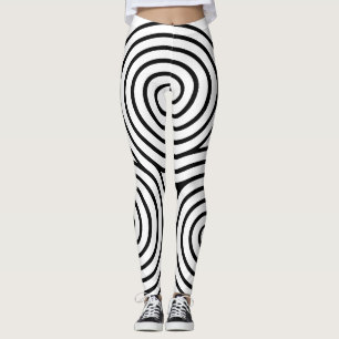 Leggings celtiques triples en spirale