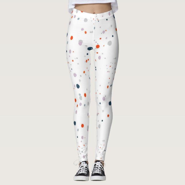 Leggings Cercles colorés (Devant)