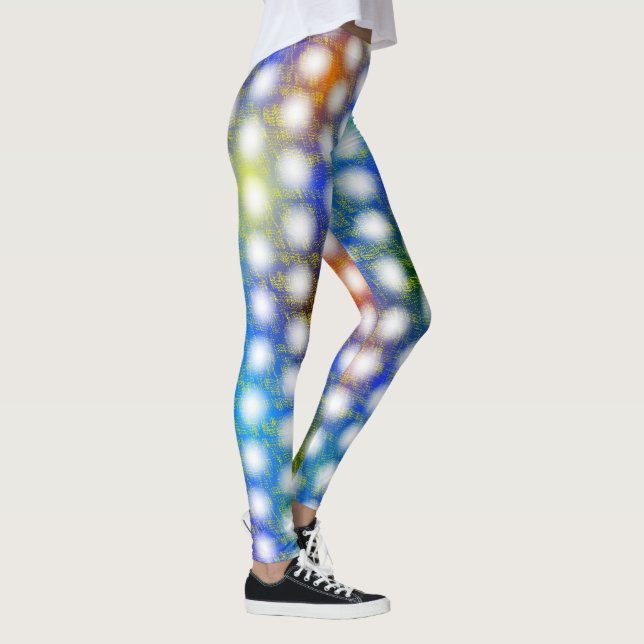 Leggings Cercles de bordure faibles sur l'arrière - plan de (Droite)