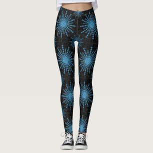 Leggings Cercles de distorsion 03.b BG Noir