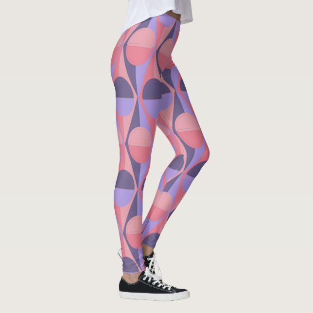 Leggings Cercles et triangles Art Déco (Droite)