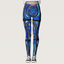Leggings Cercles fractaux mosaïque