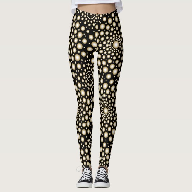 Leggings Cercles Mandala (Devant)