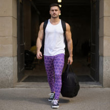 Leggings Cercles Violets