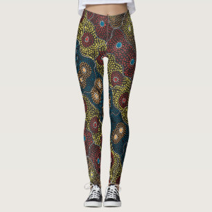 Leggings Cérémonie des femmes et créatrice de peinture c