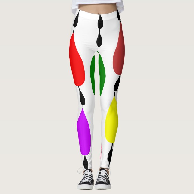 Leggings Chaînes de pluie (Devant)