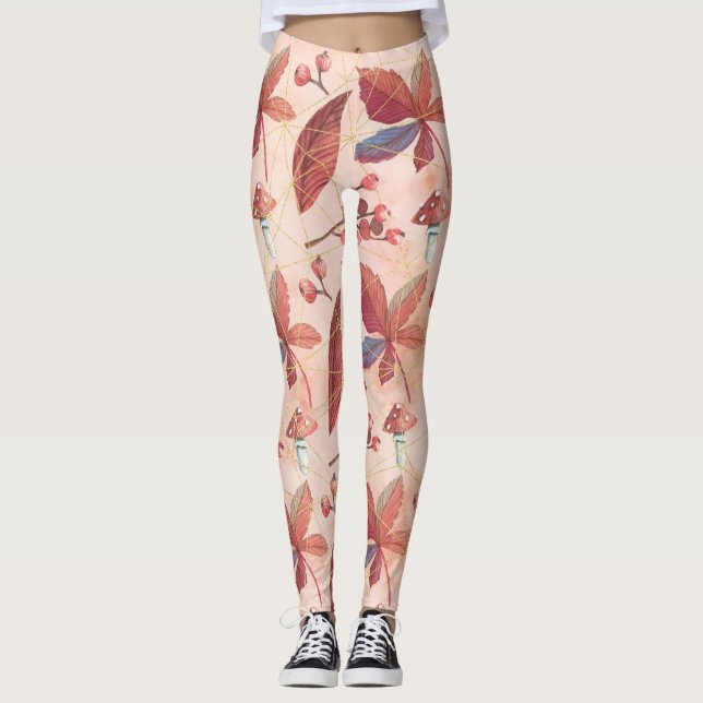 Leggings Champs de fleurs (Devant)