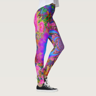 Leggings champs de tournesol pour toujours - rose