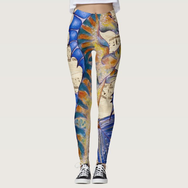 Leggings Chanson de Ocean (Devant)