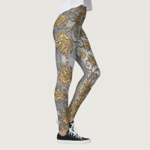 Leggings Chantelvilla Dove Deux Tons Élégant