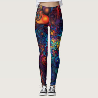 Leggings Chaos de couleur pour Yoga et Pilates